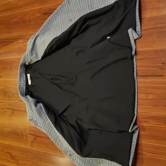 Treasure & Bond Plaid Blazer Gray Size Medium - Picture 14 of 16